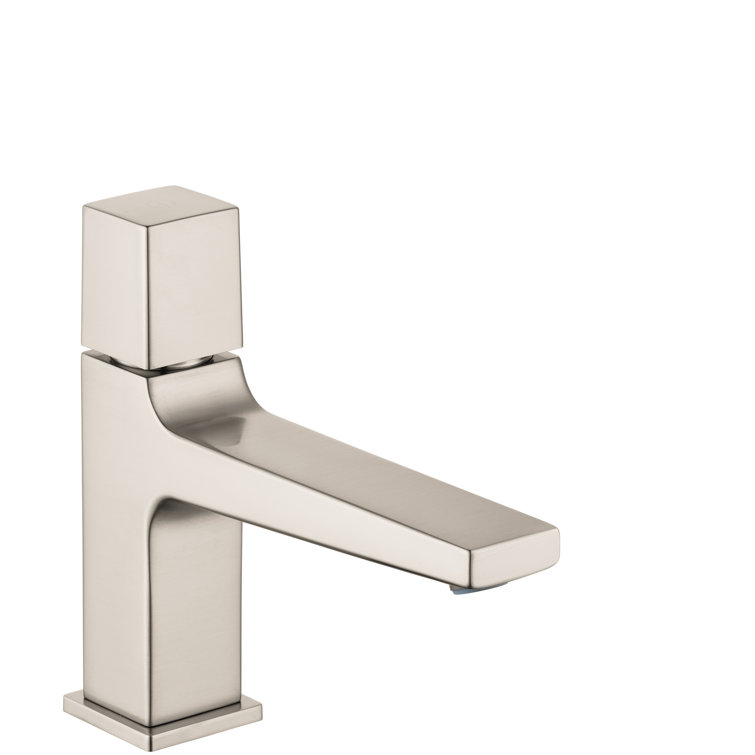 SleekFlow Brushed Nickel Single Hole Modern Bathroom Faucet