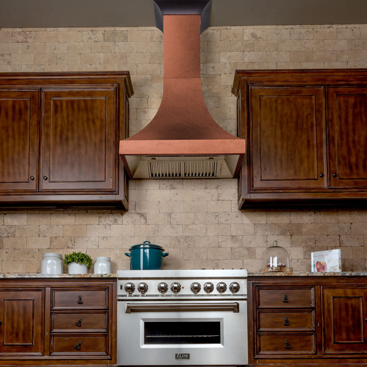 ZLINE 30" Hand-Hammered Copper Wall Mounted Range Hood