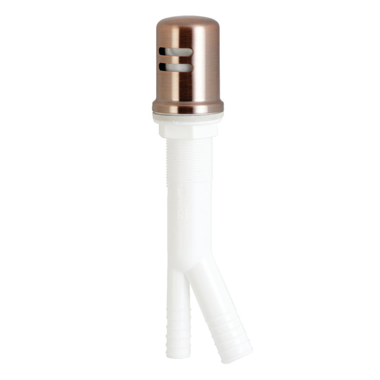 Antique Copper Brass Dishwasher Air Gap with Polyethylene Body