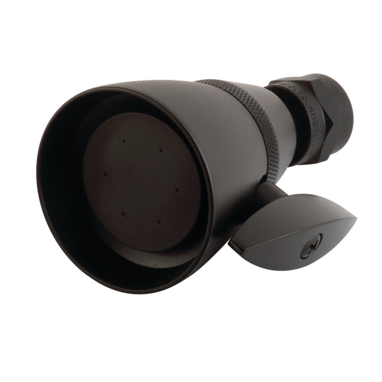 Matte Black Adjustable Wall Mounted Jet Spray Shower Head