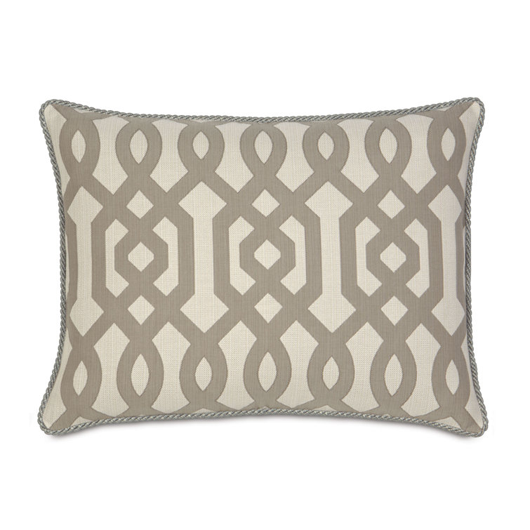 Rayland Queen Cotton Geometric Duvet Cover Set