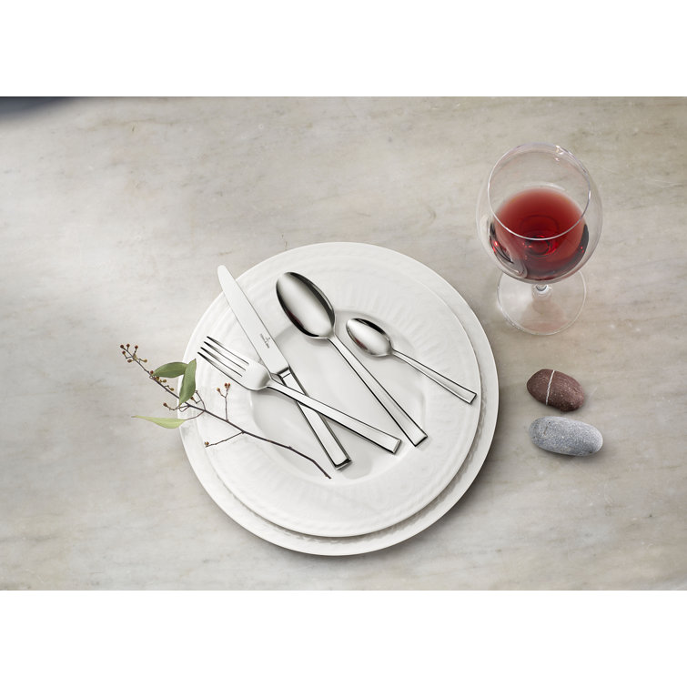 Cellini White Porcelain 24-Piece Dinnerware Set, Service for 6