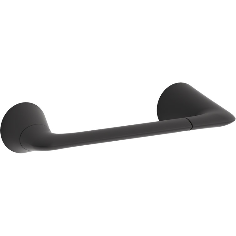 Matte Black Modern Minimalist Toilet Tissue Holder