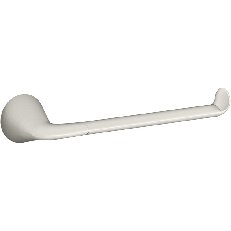 Polished Chrome Modern Wall Mounted Towel Arm
