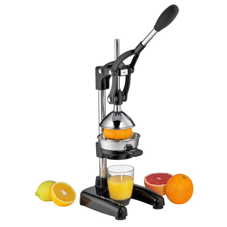 Black and Stainless Steel Professional Citrus Juicer
