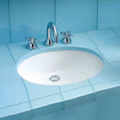 Cotton White Vitreous China Oval Undermount Bathroom Sink
