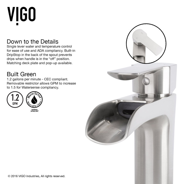 Simply Silver Round Glass Vessel Sink with Brushed Nickel Faucet