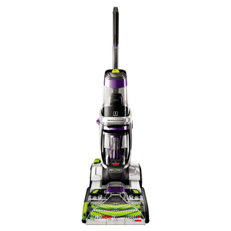 Silver and Purple Upright Pet Pro Carpet Cleaner with Dual PowerBrush