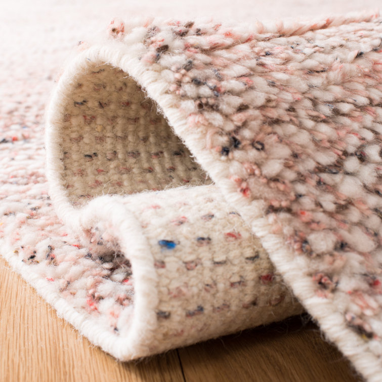 Handmade Beige Wool Flatweave 8' x 10' Rug