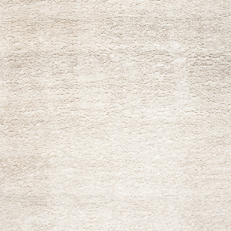 Handmade Beige Wool Flatweave 8' x 10' Rug