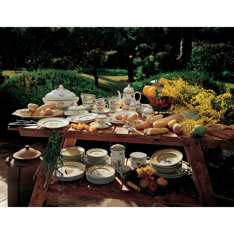Valence Floral Print Porcelain Bread Plate