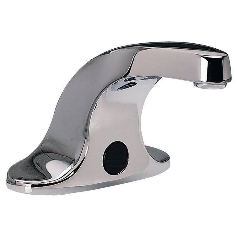 Polished Chrome Sensor-Activated Bathroom Sink Faucet