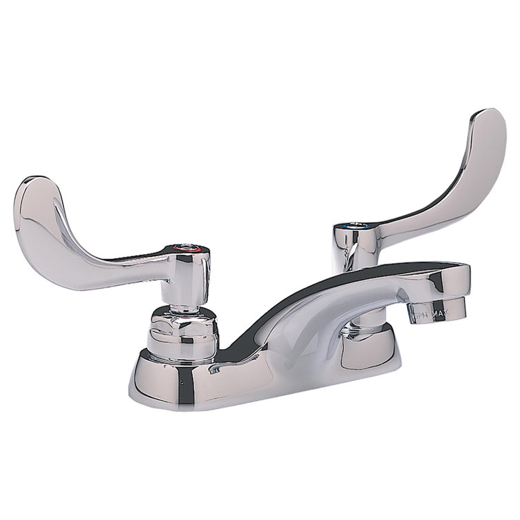 Monterrey Polished Chrome Double Handle Centerset Bathroom Faucet