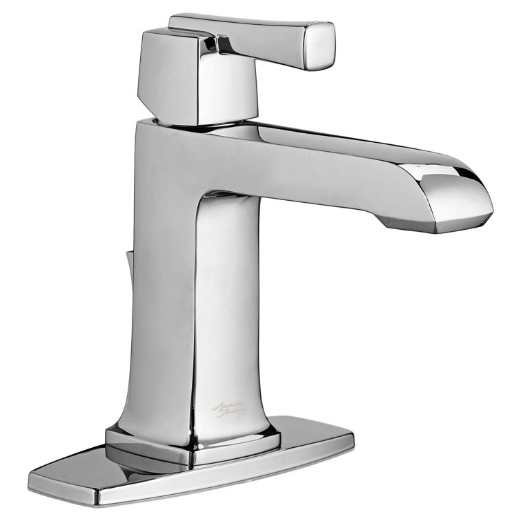 Manhattan Bridge Inspired Polished Chrome Single-Handle Bathroom Faucet
