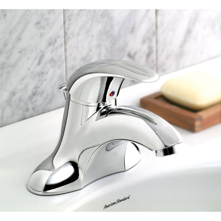 Reliant 3 Low-Arc Polished Chrome Bathroom Sink Faucet with Speed Connect Drain