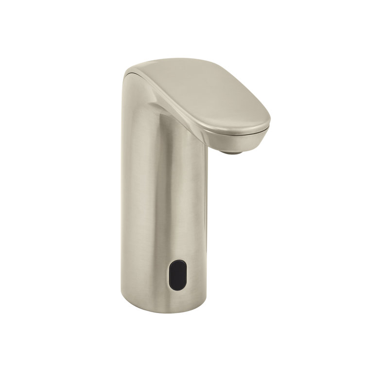Brushed Nickel Touchless Single-Handle Bathroom Faucet