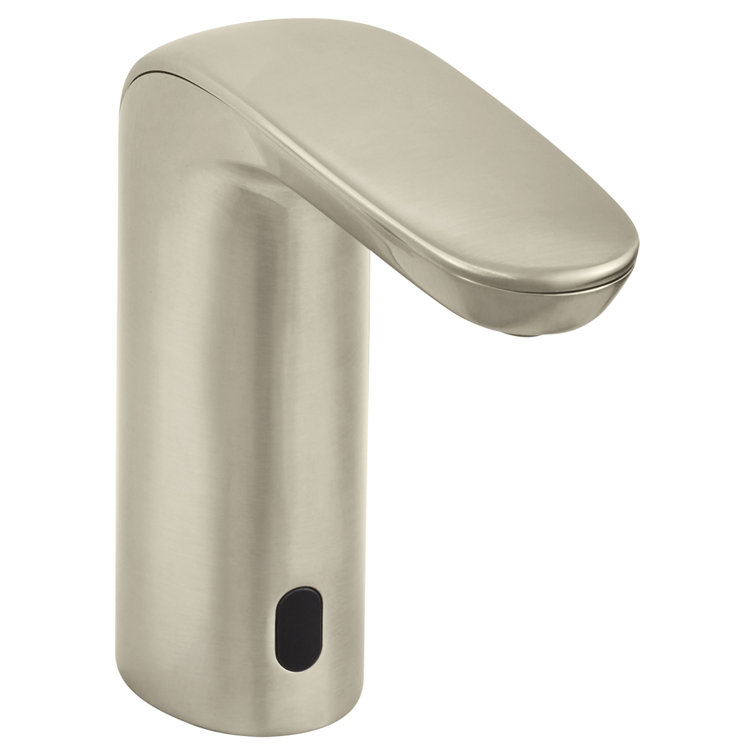 Brushed Nickel Touchless Single-Handle Bathroom Faucet