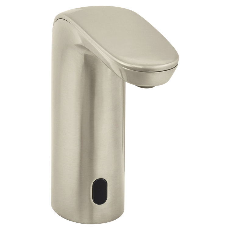 Brushed Nickel Touchless Single-Handle Bathroom Faucet