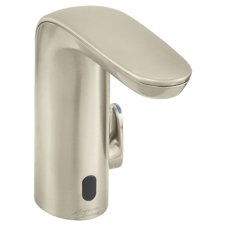 Brushed Nickel Modern Single-Hole Bathroom Faucet