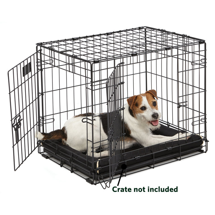 Maxx Ultra-Rugged Black Polyester Pet Bed for Crates