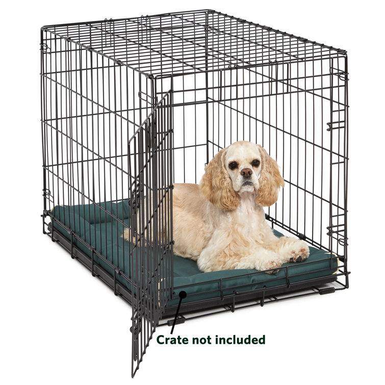Maxx Ultra-Rugged Black Polyester Pet Bed for Crates