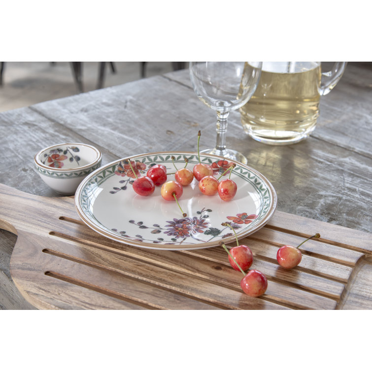 Acacia Wood Rectangular Bread Board with Handle