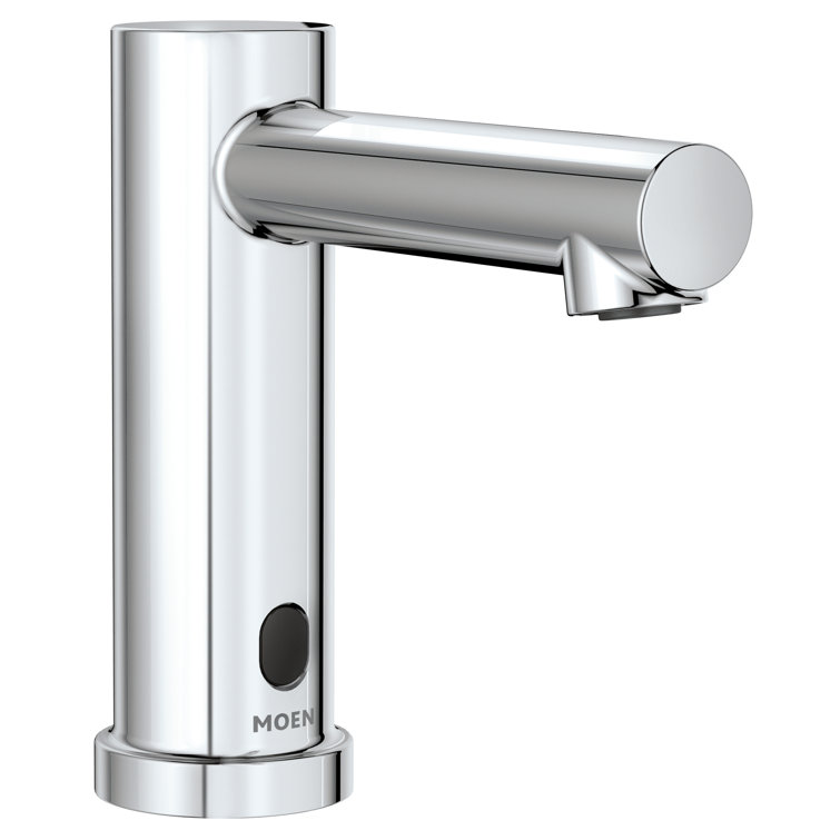 Brushed Nickel Modern Single Hole Sensor Faucet