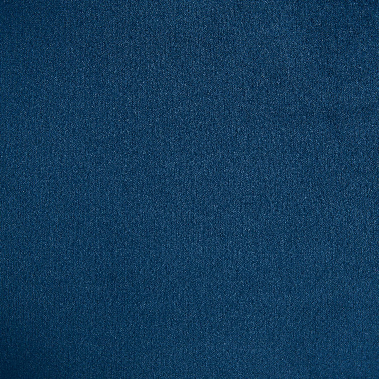 Crosby Blue Velvet 52" Contemporary Tufted Storage Ottoman