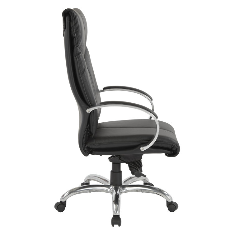 High Back Black Leather Executive Swivel Chair