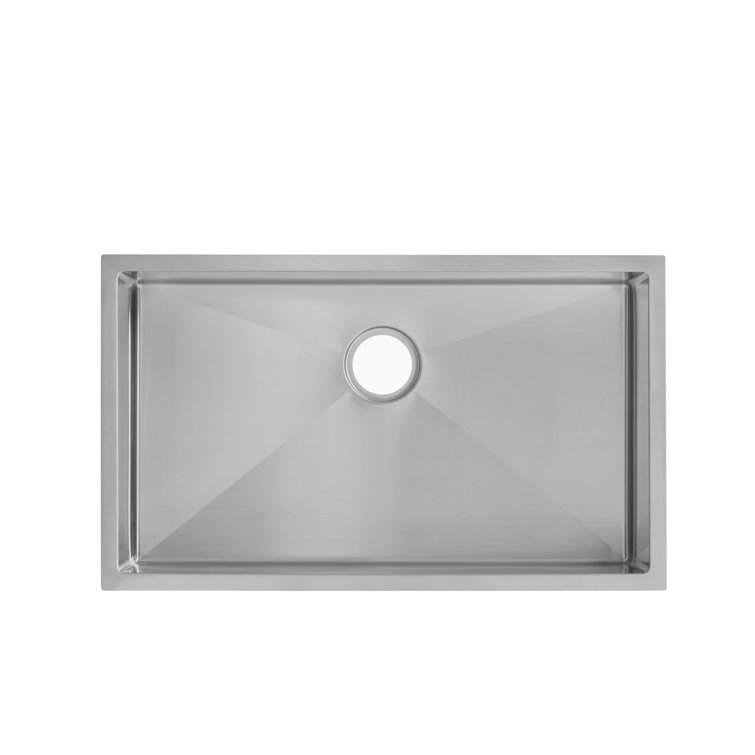 Rivage 32" Stainless Steel Single Basin Undermount Kitchen Sink