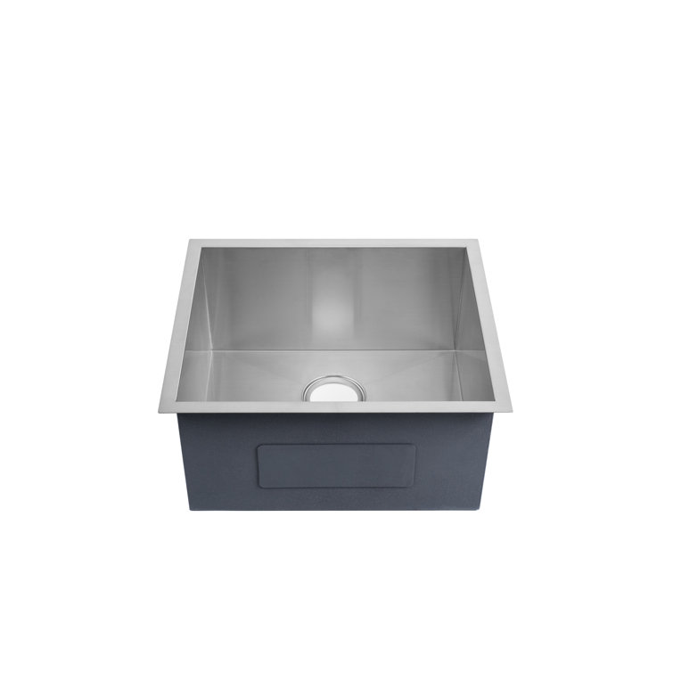 Tourner 21 x 18 Brushed Stainless Steel Undermount Kitchen Sink