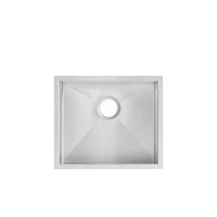 Tourner 21 x 18 Brushed Stainless Steel Undermount Kitchen Sink