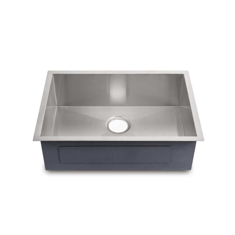 Tourner 26 x 18 Brushed Stainless Steel Single Basin Undermount Kitchen Sink