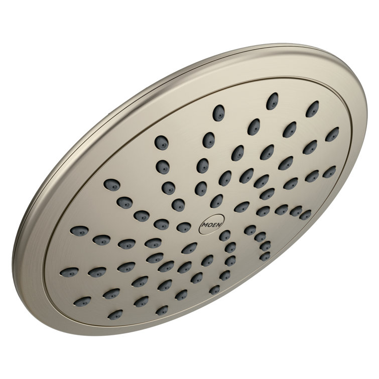 8-Inch Brushed Nickel Eco-Performance Rain Shower Head