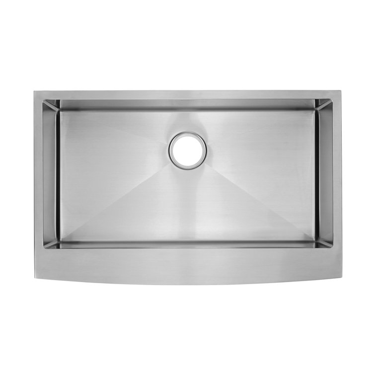 Rivage 33 x 21 Stainless Steel Farmhouse Kitchen Sink with Apron