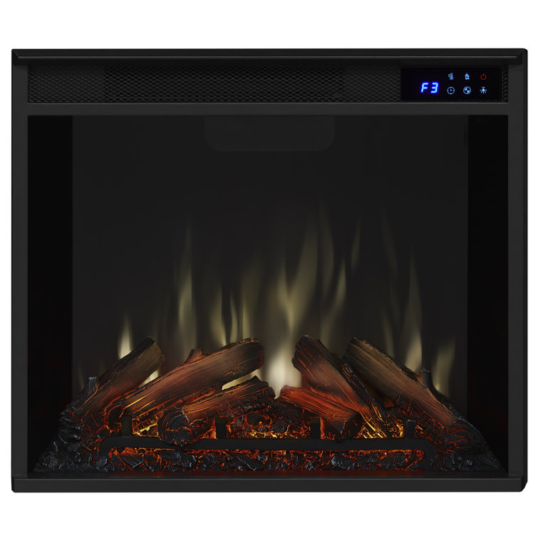 Chateau 41" White Electric Fireplace with Classic Mantel