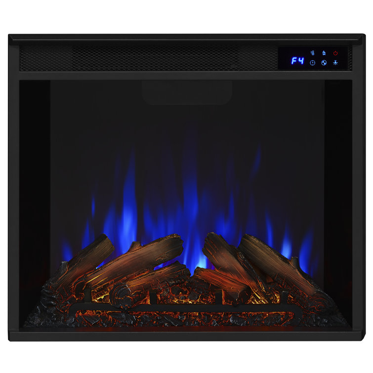Chateau 41" White Electric Fireplace with Classic Mantel