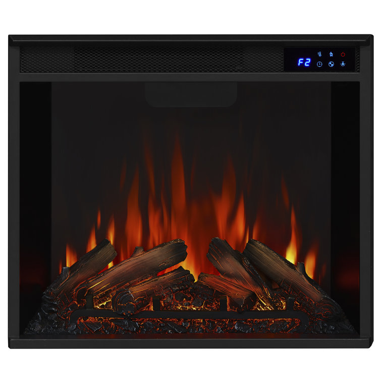 Chateau 41" White Electric Fireplace with Classic Mantel