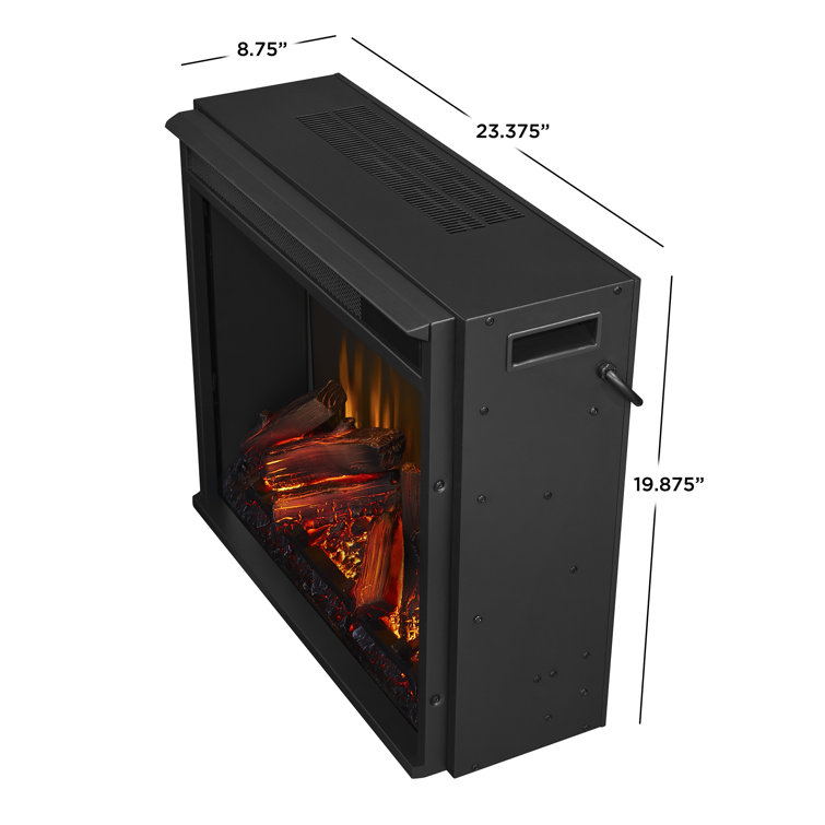 Chateau 41" White Electric Fireplace with Classic Mantel