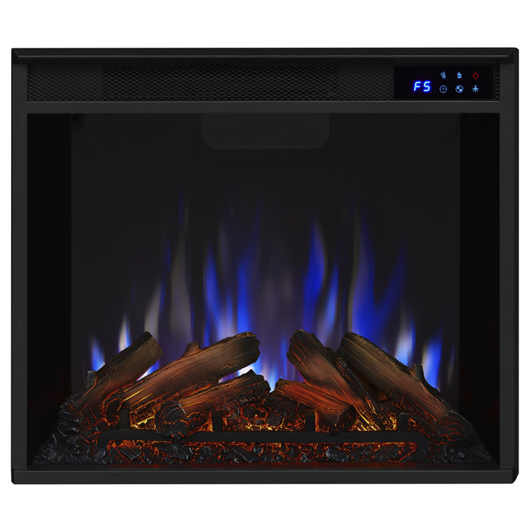 Chateau 41" White Electric Fireplace with Classic Mantel
