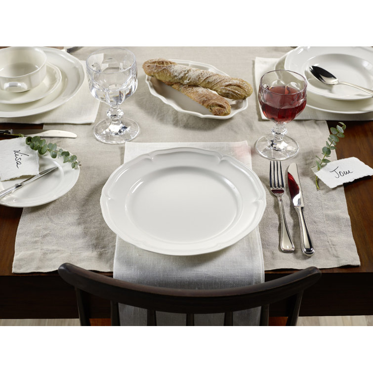 White Porcelain Traditional 5" Espresso Saucer