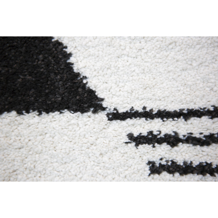Luxe Soft Spot White Synthetic 9' x 12' Kids' Rug