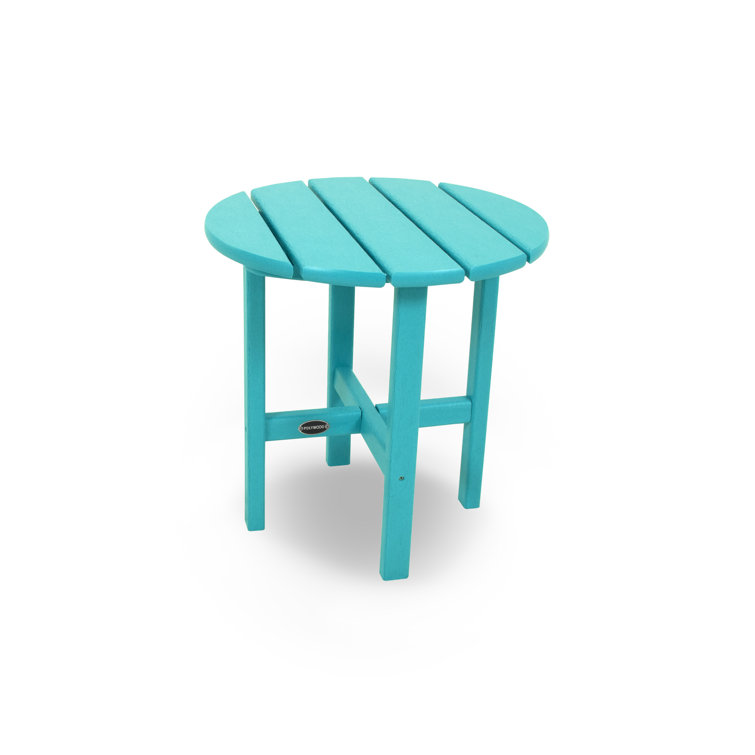 Aruba Green 18" Round Outdoor Side Table