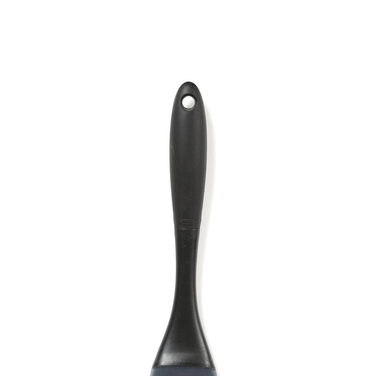 Large Black Silicone Basting Brush with Ergonomic Handle