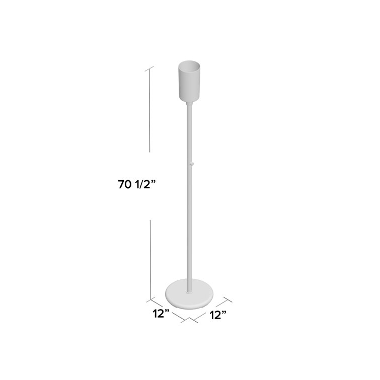 Nina 70.5" Bronze Torchiere Floor Lamp with Frosted Glass Shade