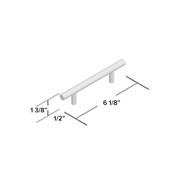 Stainless Steel 24-Inch Modern Bar Pull Handle
