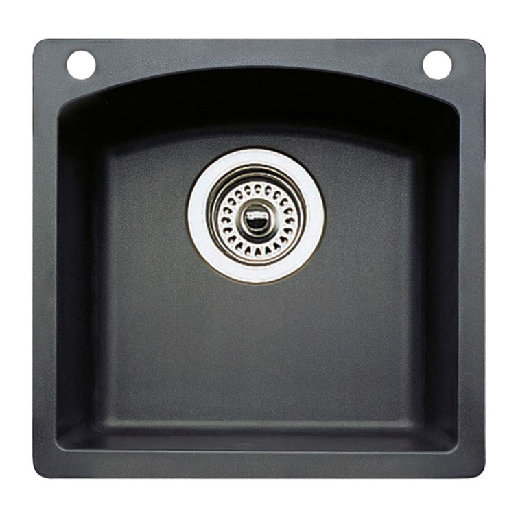 Anthracite Black Granite Single Bowl Bar Sink