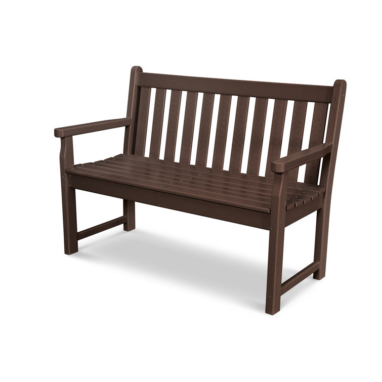 Mahogany 60" Recycled Plastic Traditional Garden Bench
