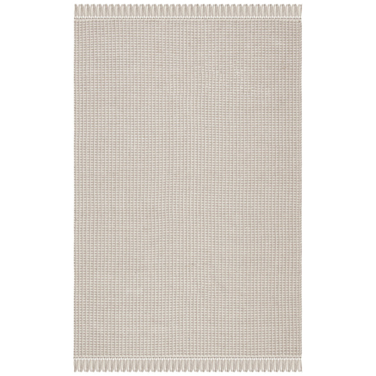 Ithaca Cream Braided Wool and Viscose 8' x 10' Rug