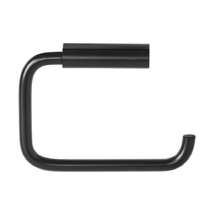 Black Titanium-Coated Steel Wall Mounted Toilet Paper Holder